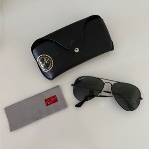 Ray-Ban Classic Black Aviator Sunglasses